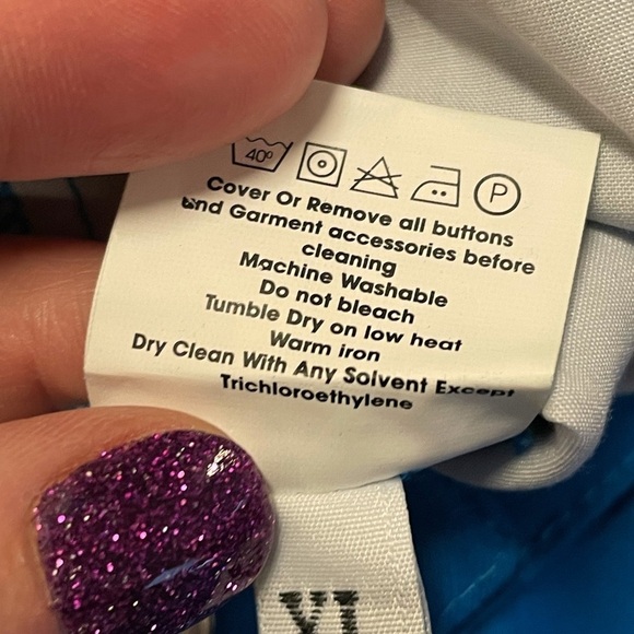 Rant Turquoise Medical Srubs pants with Moto design. Size XL - Picture 5 of 11